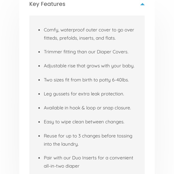 4 Thirsties reusable diaper covers - size 1 (0-9 months, 6-18 lbs) - Picture 14 of 14